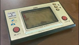 Nintendo Game And Watch Popeye Hand Held 1981 Japan Retro RARE DEFECTIVE NOT WORKING Selling As Is