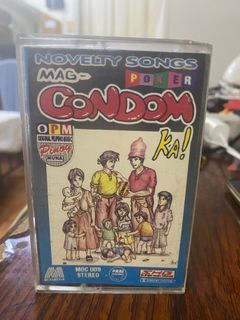 Novelty Songs Poker Mag-Condom  Ka! Super Rare OPM Original Philippines Album Vintage Cassette Tape - VG