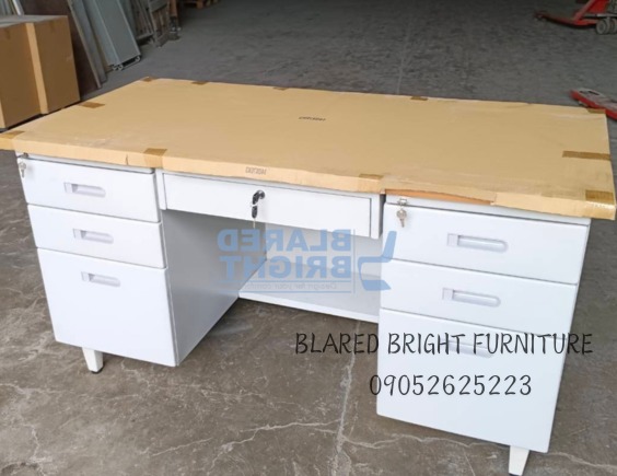 Office Table w/ 2 side cabinet : Office furniture, Furniture & Home ...