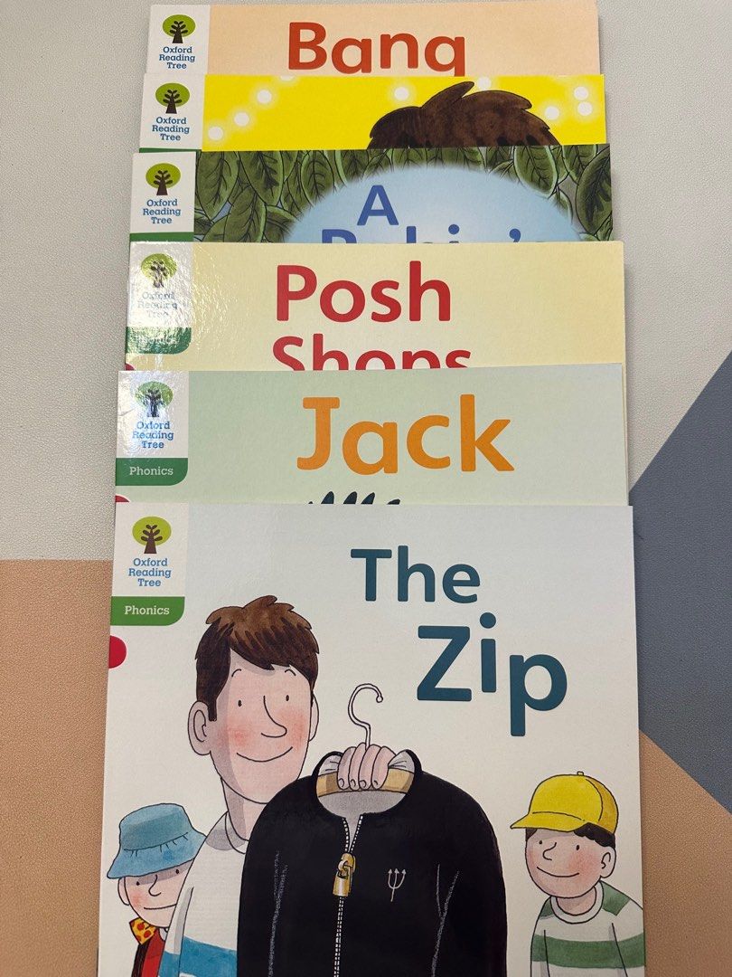 Oxford Reading Tree phonics 6本, 興趣及遊戲, 書本 & 文具, 兒童書籍 - Carousell