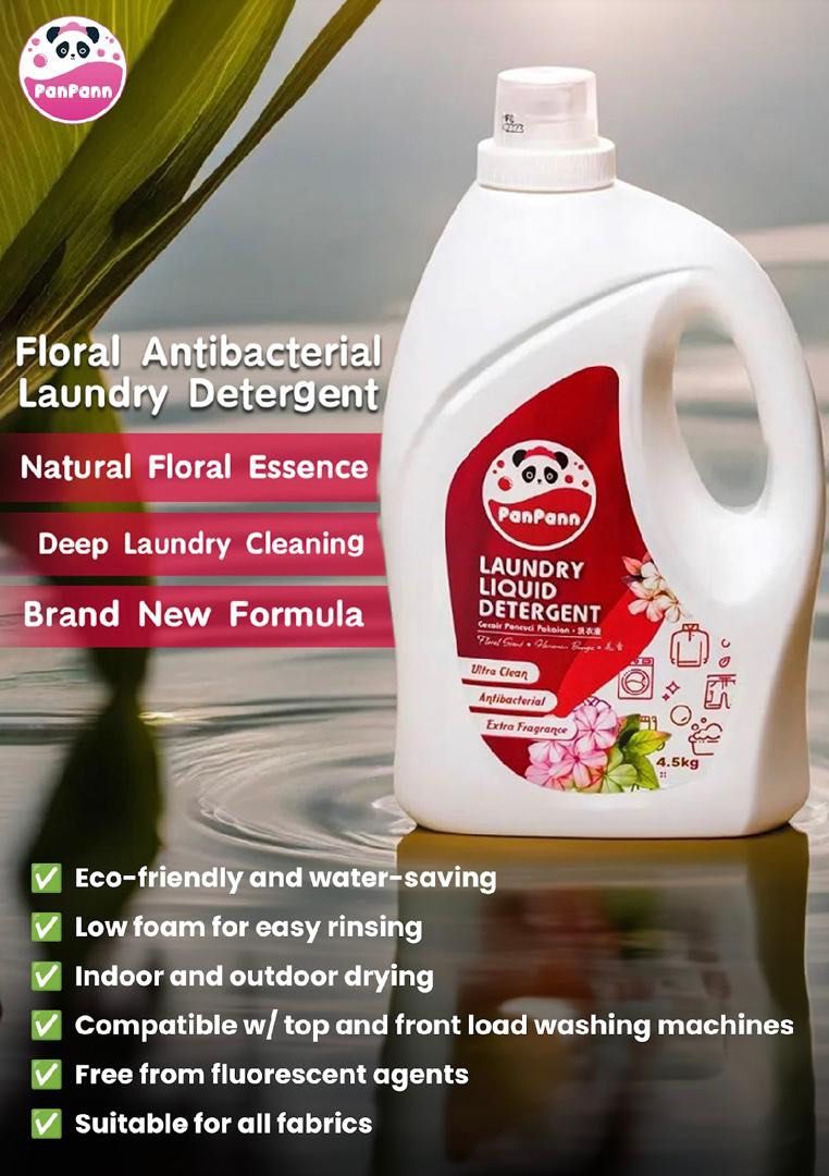 PanPann laundry detergent (Category: Detergents) located in Singapore. Submitted by 8clc8 (Listing ID 1309874292, Image 3). Description: PanPann Detergent specializing in the development of high-quality cleaning products for your home. We are dedicated to providing effective and safe cleaning solutions, ensuring your living environment is cleaner and more comfortable. Our Products We have meticulously crafted three flagship products, each incorpo