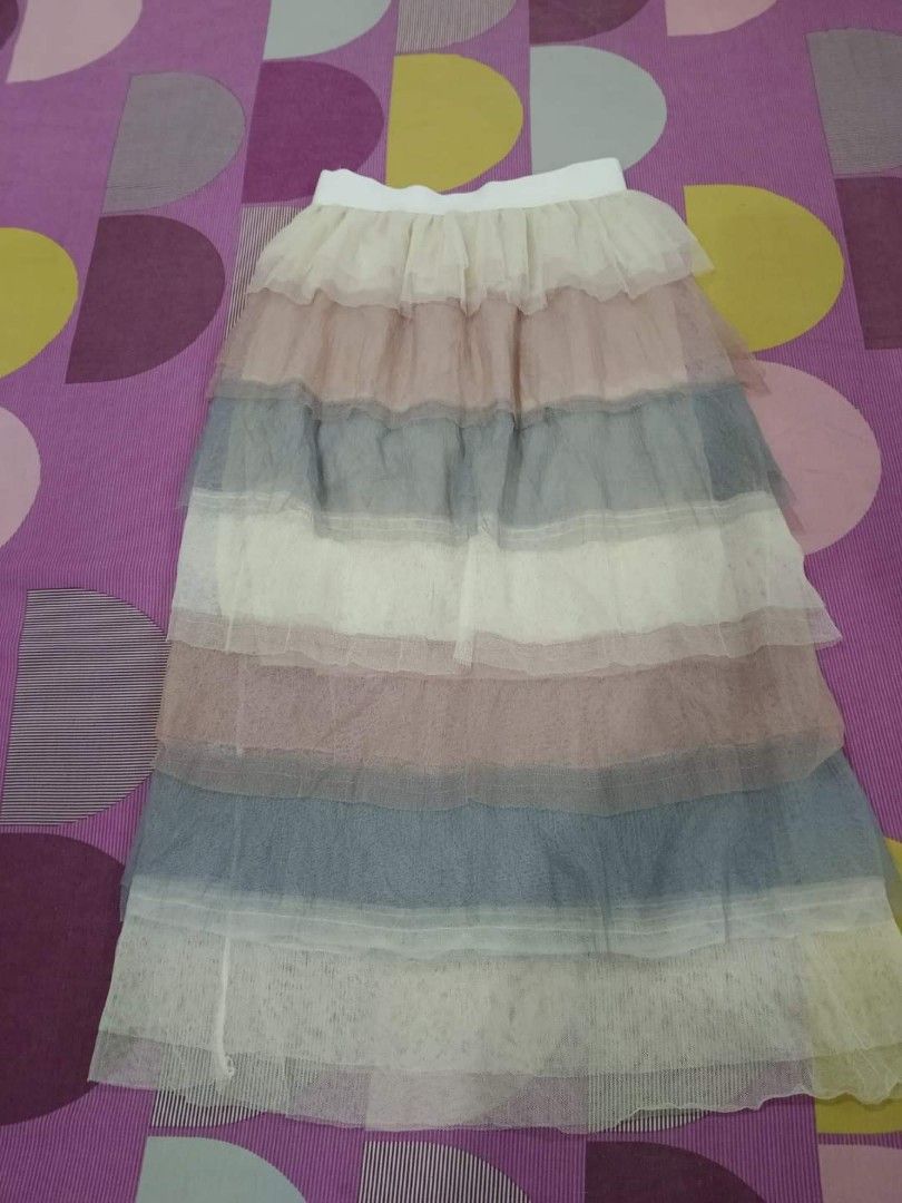Sheer pastel skirt cheap