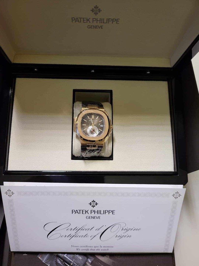 Patek philippe (Category: Luxury Watches) located in Cabanatuan. Submitted by albertgonzales27 (Listing ID 1309823436, Image 1). Description: ✅Patek Philippe Nautilus 5980R ✅Year Model: 2022 ✅Complete Set (Almost Brandnew) ✅Condition: 9.9/10 ✅Never been polished ➡️RFS: Upgrade Selling price: 7,500,000.