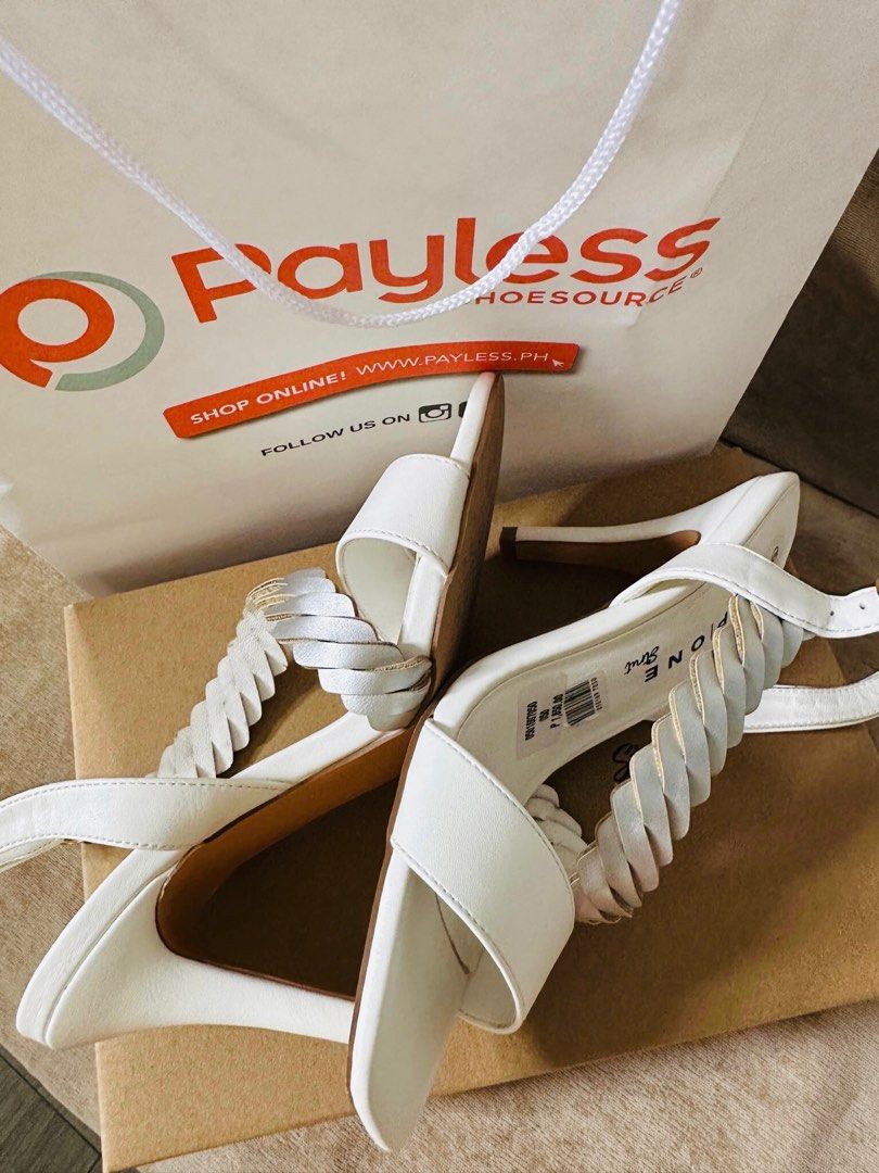 White heels payless top
