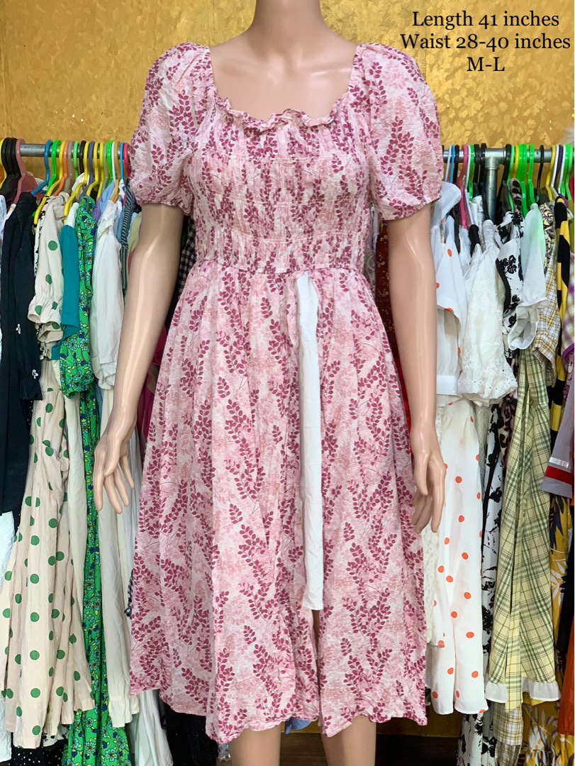 Pink Floral Dress main image 1