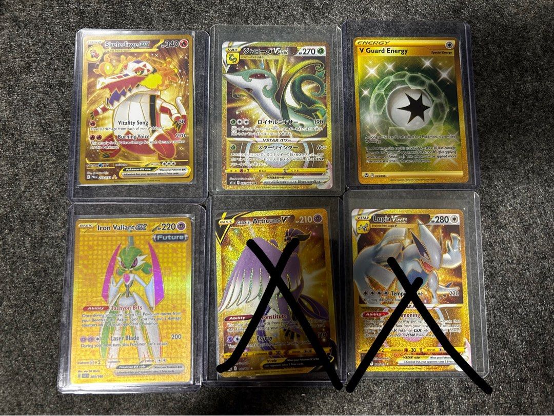 POKMON GOLD CARDS CHEAP, Hobbies & Toys, Toys & Games on Carousell