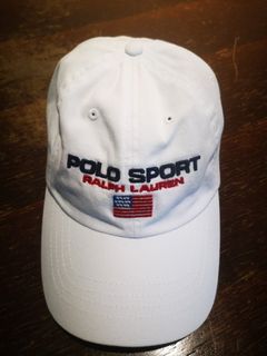 Polo sport white cap
