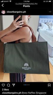 Raffles Singapore Weekender Tote Bag