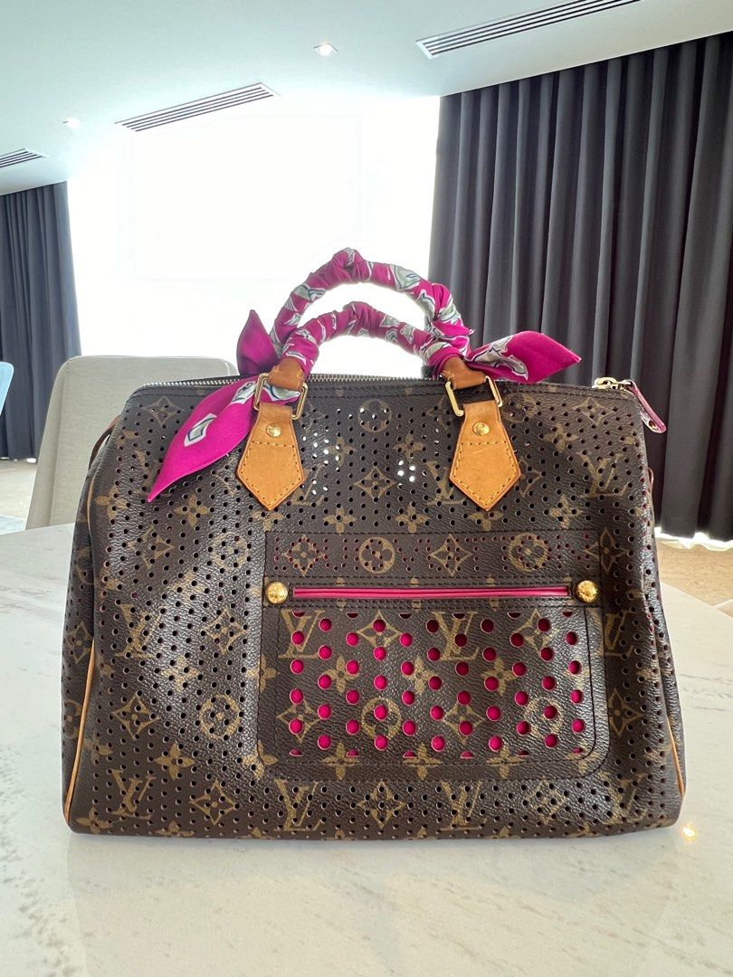 Rare‼️ LV Perforated Speedy 30 (Category: Luxury Bags & Wallets) located in Antipolo. Submitted by starstyleph (Listing ID 1309854755, Image 1). Description: 💯 authentic Limited edition LV perforated Speedy 30 Inclusions: generic dust bag only Others selling at higher price in lower condition.