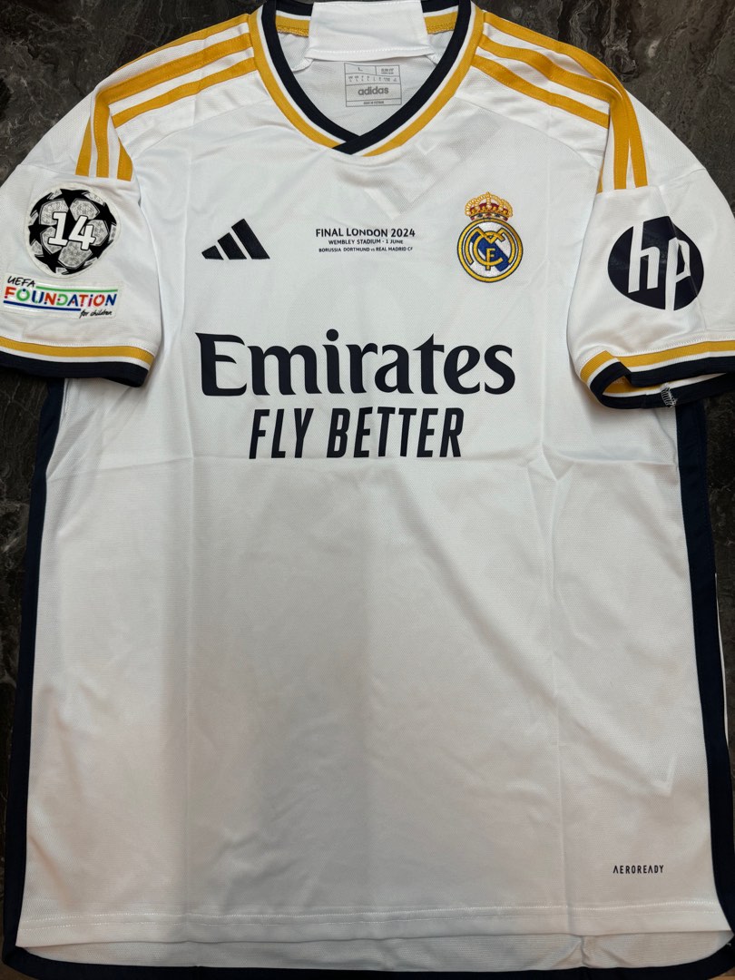 Real madrid ucl jersey discount