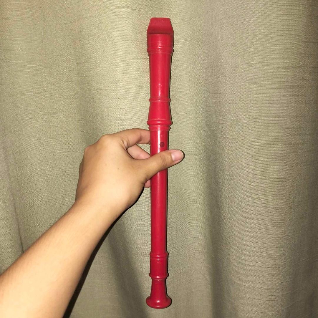 RED FLUTE (Category: Musical Instruments) located in Manila. Submitted by her_itemsph (Listing ID 1309879429, Image 1). Description: IF YOU'RE GOOD AT PLAYING WITH FIRE ❤️‍🔥 THEN LET'S SEE HOW YOU WOULD PLAY WITH THE WIND 🎼 HAHAHA. Kidding aside, ~ hi 👋. This wonderful musical instrument is for sale. It is unused and doesn't have any damage. However, accessories for this are not included or available. Any other inquiries about this product wil