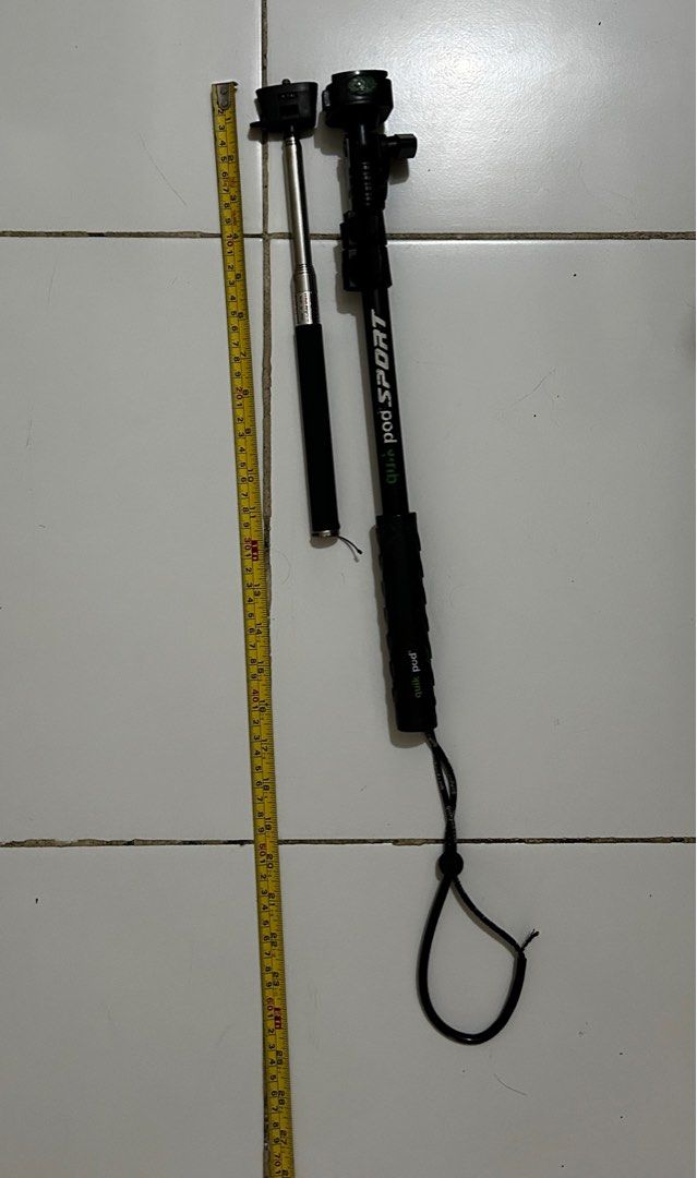 Retractable Monopod (2 sets) (Category: Camera Bags & Carriers) located in Quezon City. Submitted by closetgoodeez (Listing ID 1309766671, Image 3). Description: Retractable MONOPOD * 2 sets * length up to 100cm * RFS: not using anymore; decluttering * all functioning but with signs of wear (refer to photos) * PAYMENT first policy * buyer to arrange and pay for shipping * item location: QC .