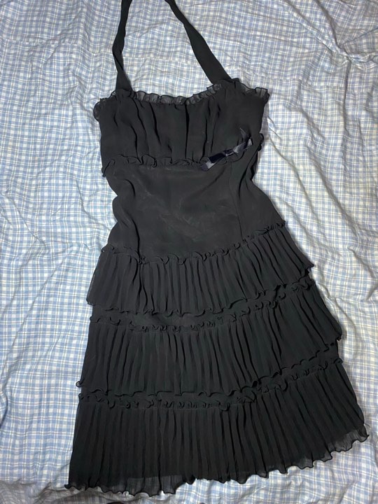 Blush Cotton Gauze Tiered Ruffle Mini Dress main image 1
