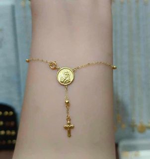 Rosary Bracelet in Saudi Gold 18 K ✨
