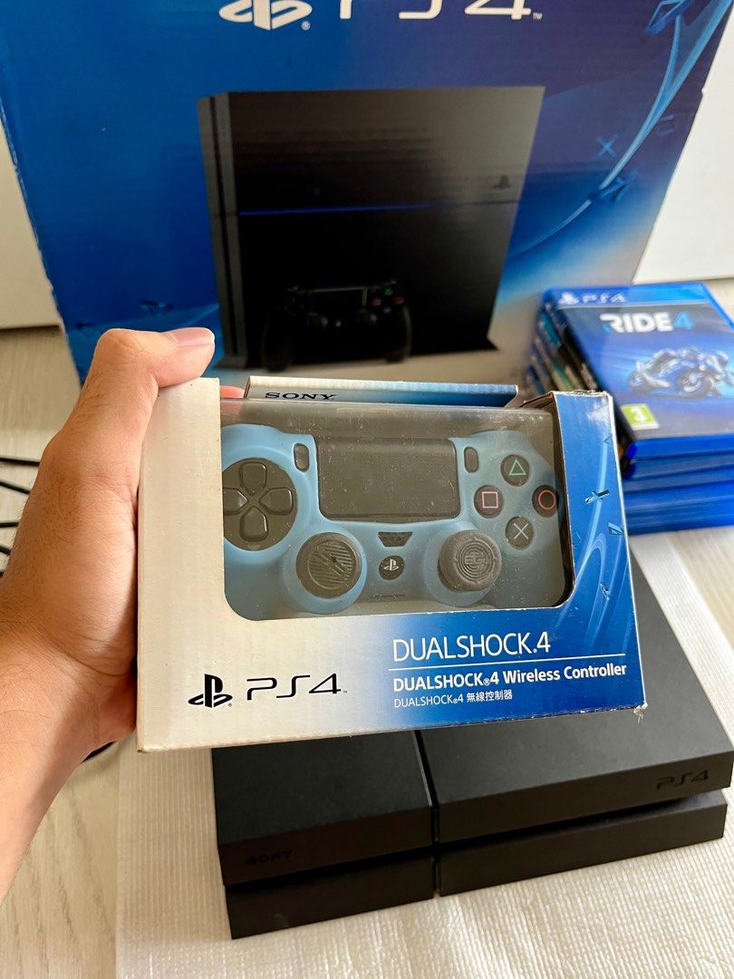 Sony Playstation Ps4 Fat 500gb 2 Joystick + 7 Game, Video Game, Konsol ...