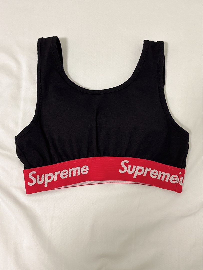 Supreme sports bra Women s Fashion New Undergarments Loungewear on Carousell