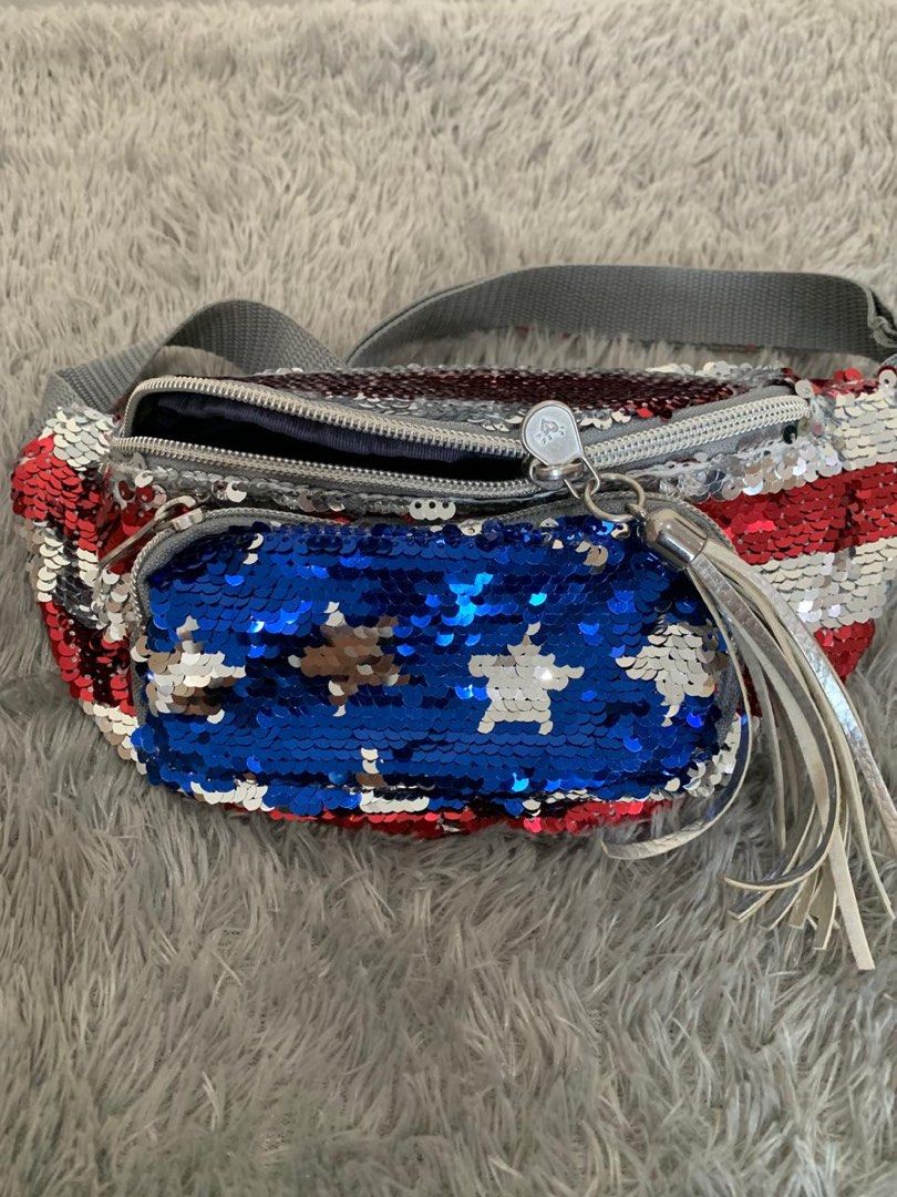 waist bag justice america Barang Mewah Tas Dompet di Carousell