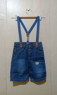 The little prince shorts w/ suspenders 4y/o