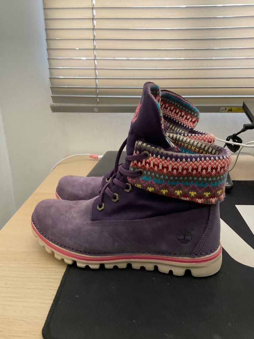 Purple detto timbs womens