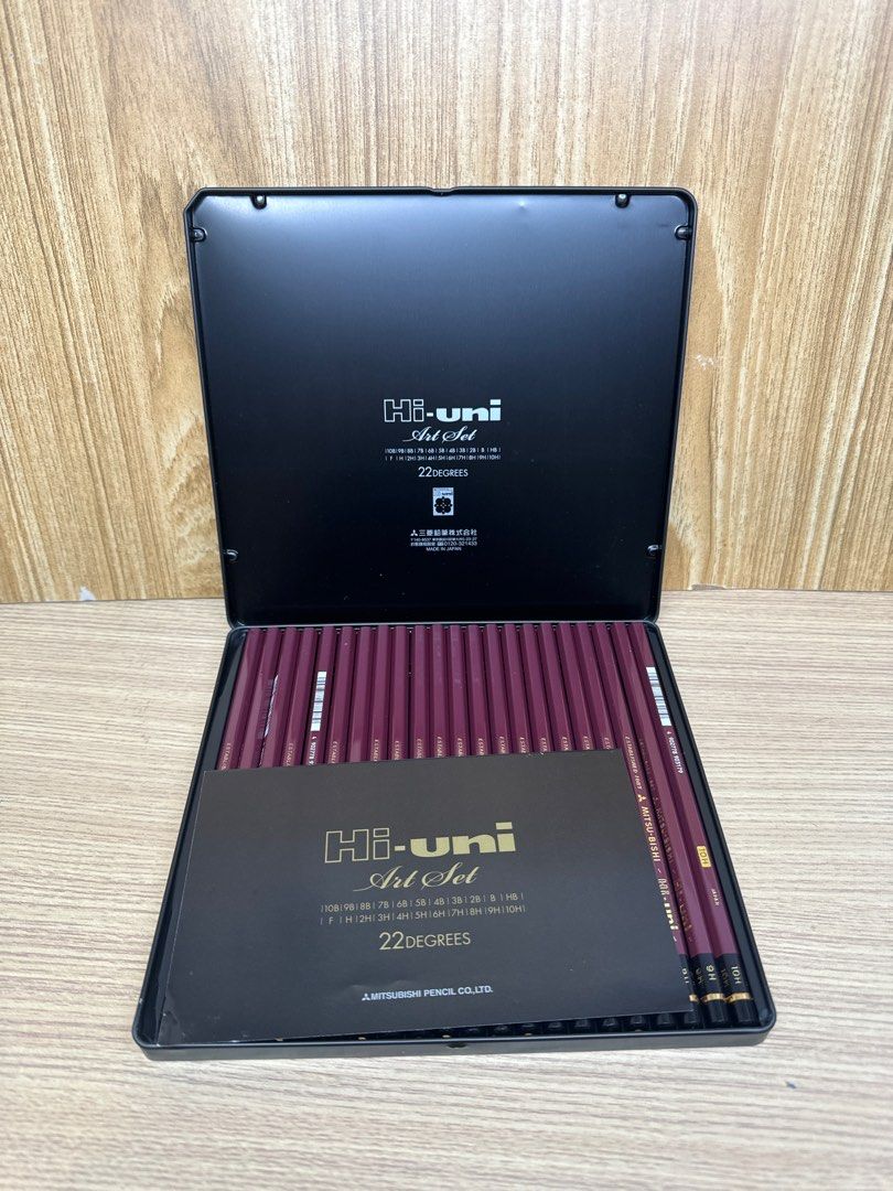 Set Matite Artistiche Uni Hi - 22 Pezzi Da 10B A 10H, Per Disegno E Schizzi Professionali - Foto 9