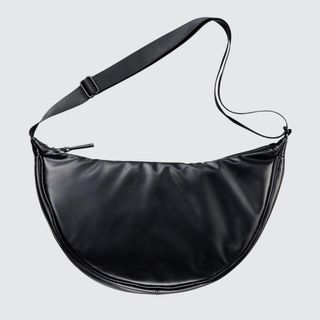 UNIQLO Faux Leather Round Shoulder Bag