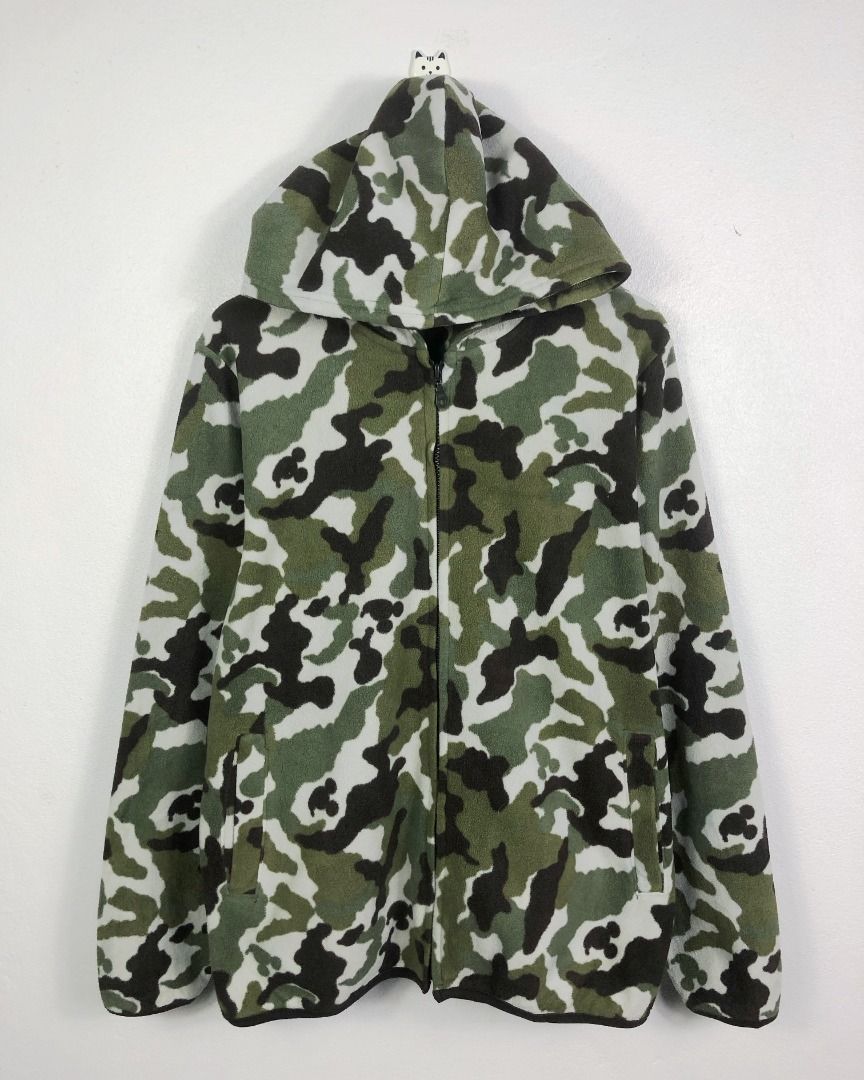 VINTAGE MICKEY MOUSE CAMO HOODIE