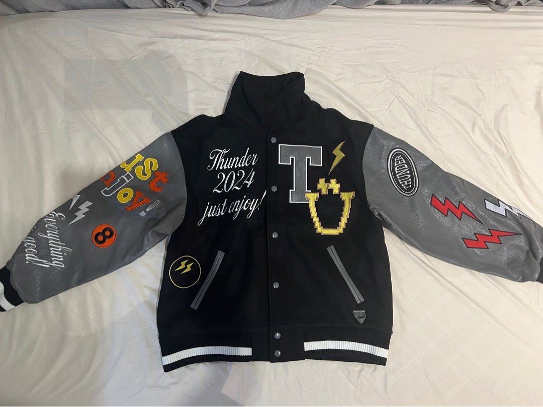 ATEEZ THUNDER VARSITY JACKET ジャケット ATEEZ THUNDER VARSITY JACKET ジャケット ATEEZ THUNDER POP-UP