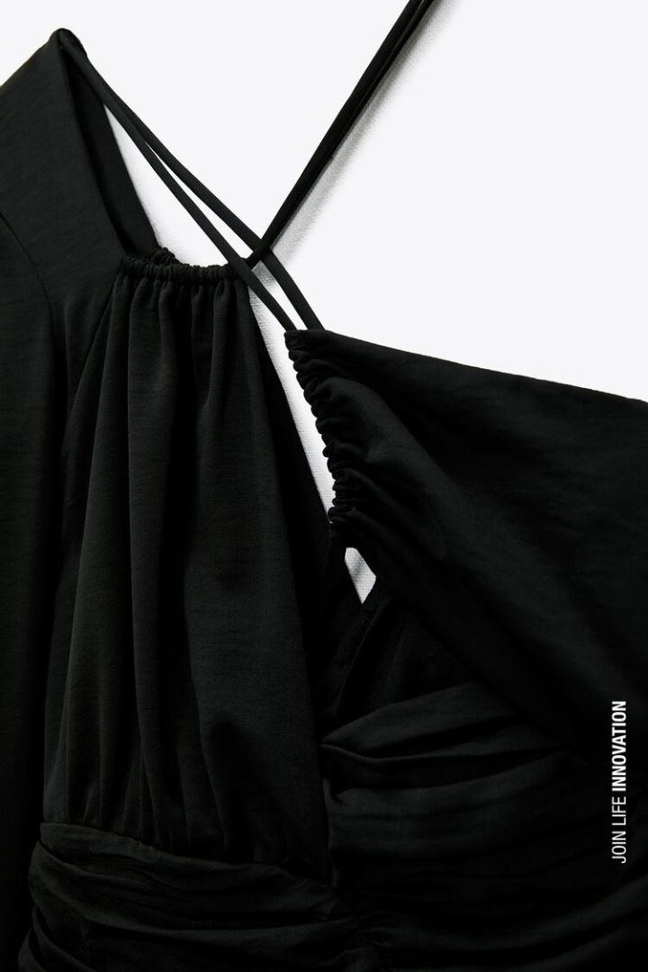 a-line v-neck knee-length chiffon cocktail dress with ruffle Eva Fashion 3508 Knee Length A Line Cocktail Dress