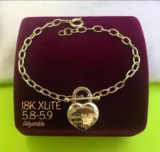 18K Saudi Gold charms bracelet