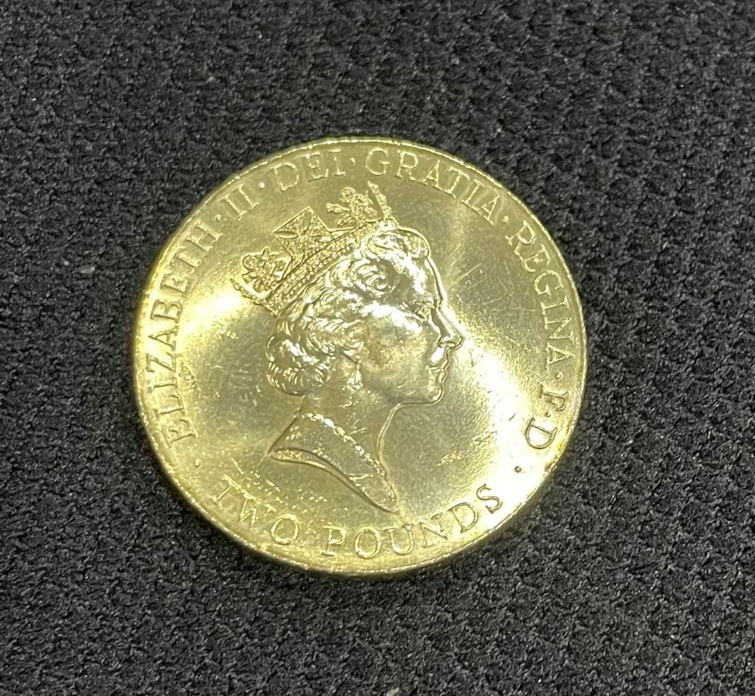 1996年第十屆歐洲國家盃(英國主辦) 英國2鎊紀念幣, 興趣及遊戲, 收藏品及紀念品, 錢幣- Carousell