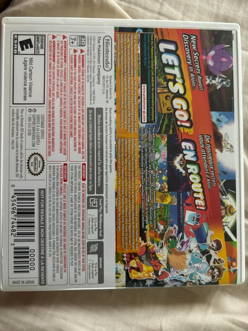 3DS Pokemon Ultra Sun - Launch Edition US Version (READ First!) (Category: Nintendo) located in Quezon City. Submitted by overlord_jt56 (Listing ID 1309969114, Image 3). Description: Selling Original 3DS Game Pokemon Ultra Sun Launch Edition 2nd hand (Used) Good Condition With launch edition box, game case, game cartridge and keychain only Other notes: Does NOT include game code Keychain is in bad shape. See pictures for reference. No Meet-ups fo