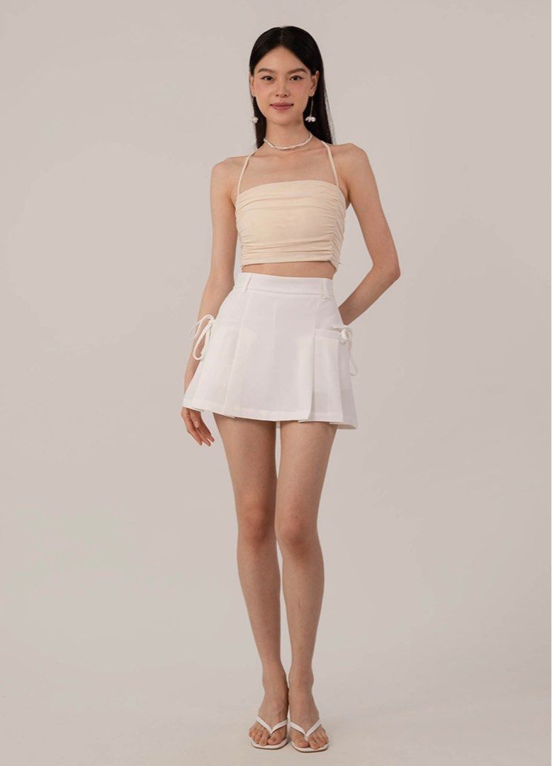 6Style Wear With Style Skorts In White Women s Fashion Bottoms Skirts on Carousell