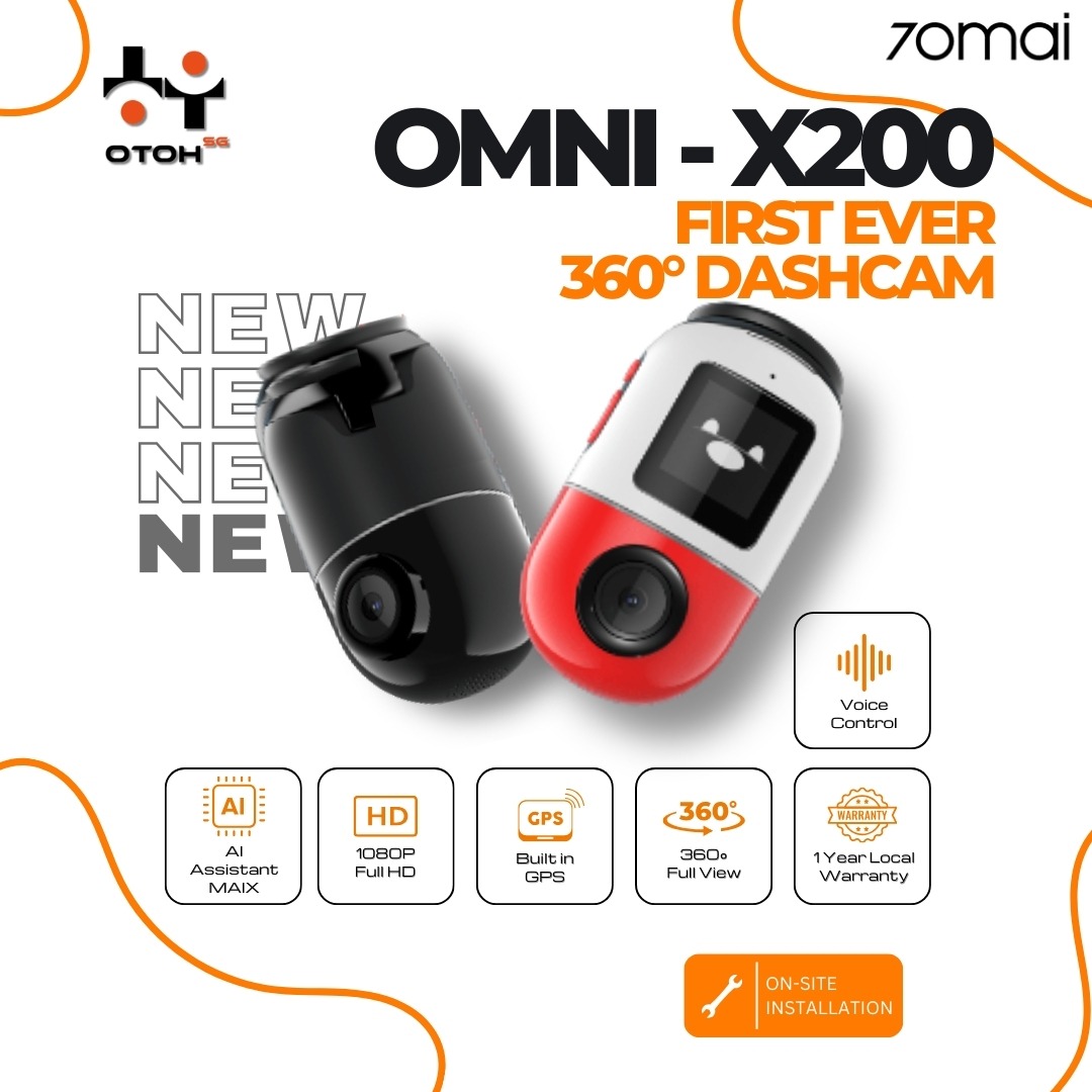 70mai Omni X200 [Global] | Remote live view with 4G Access | World’s ...