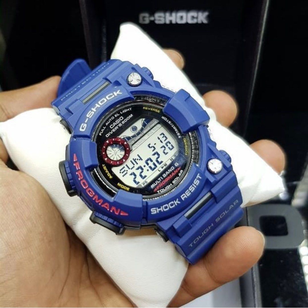 Genuine casio Casio G Shock Band Bezel and Back cover for Gshock frogman Frogman GF GWF 1000NV 2 gwf1000nv 2 navy blue casio gshock Watch Men s Fashion Watches Accessories Watches on Carousell