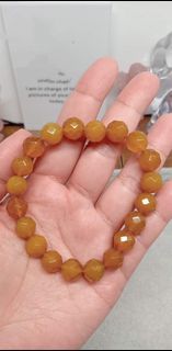 🇯🇵 Yellow Agate Authentic beads stone from Japan