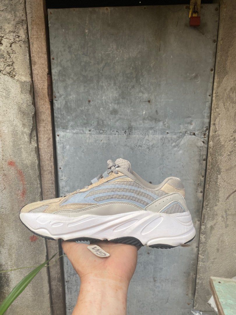 yeezy boost 700 v2 cream on feet