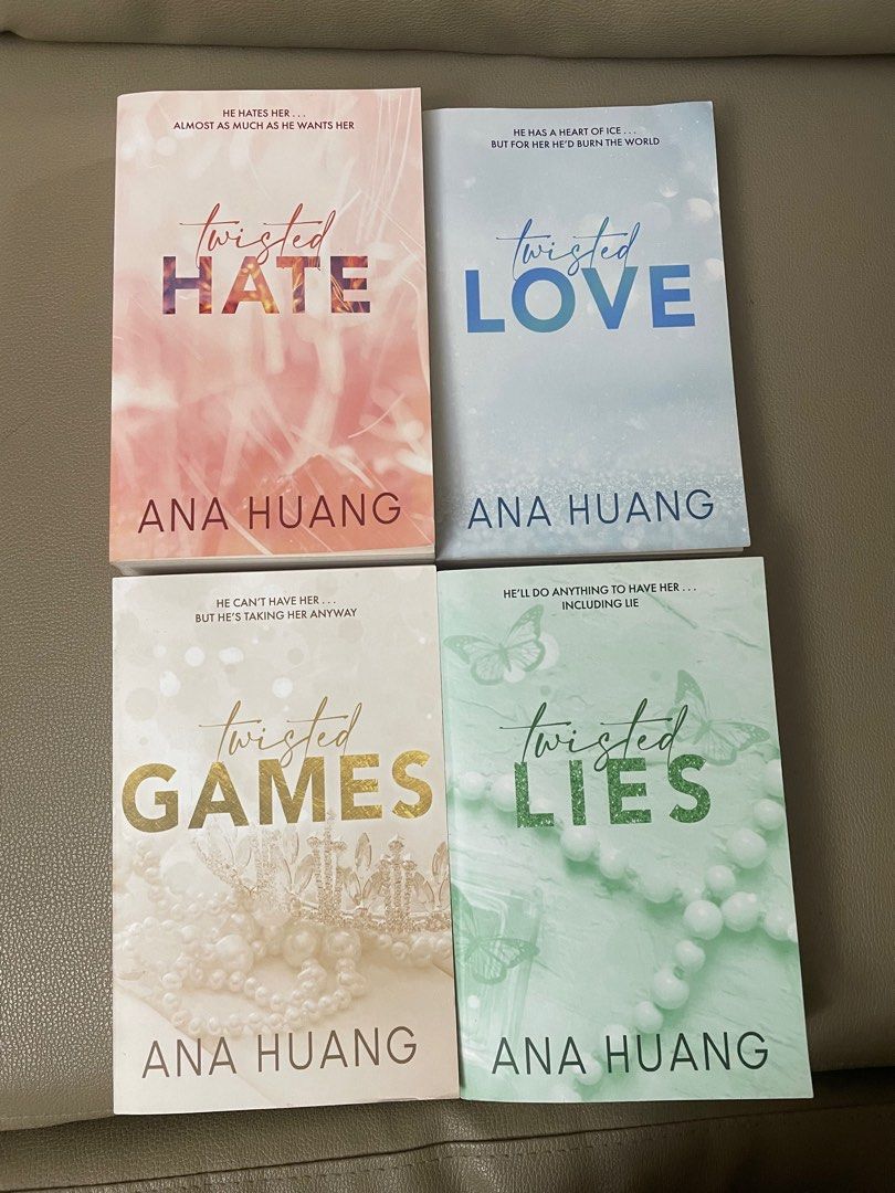 Ana Huang twisted series LOVE LIES HATE GAMES, Hobbies & Toys, Books ...