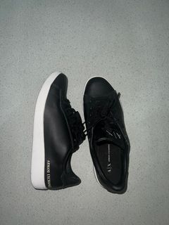Armani Exchange black shoes