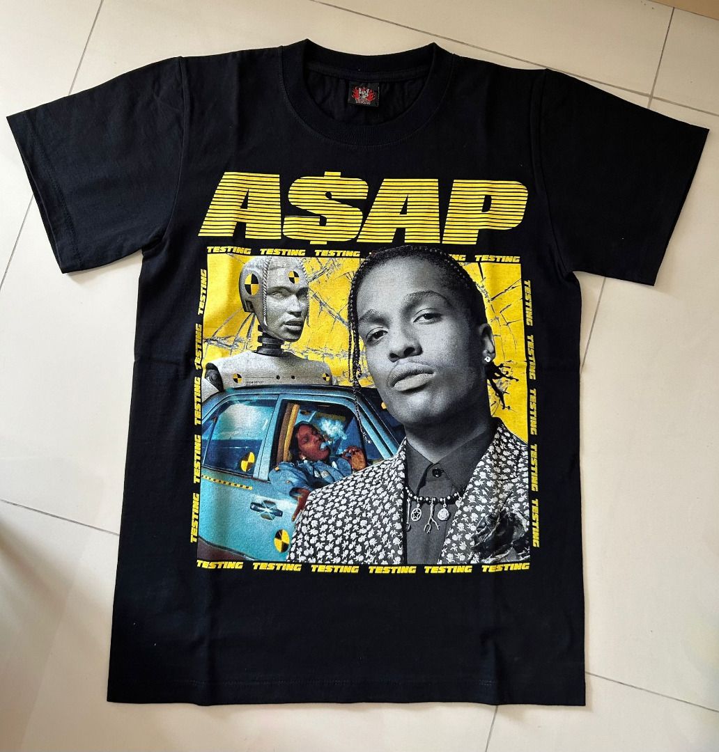 A AP Rocky graphic tshirt Men s Fashion Tops Sets Tshirts Polo Shirts on Carousell