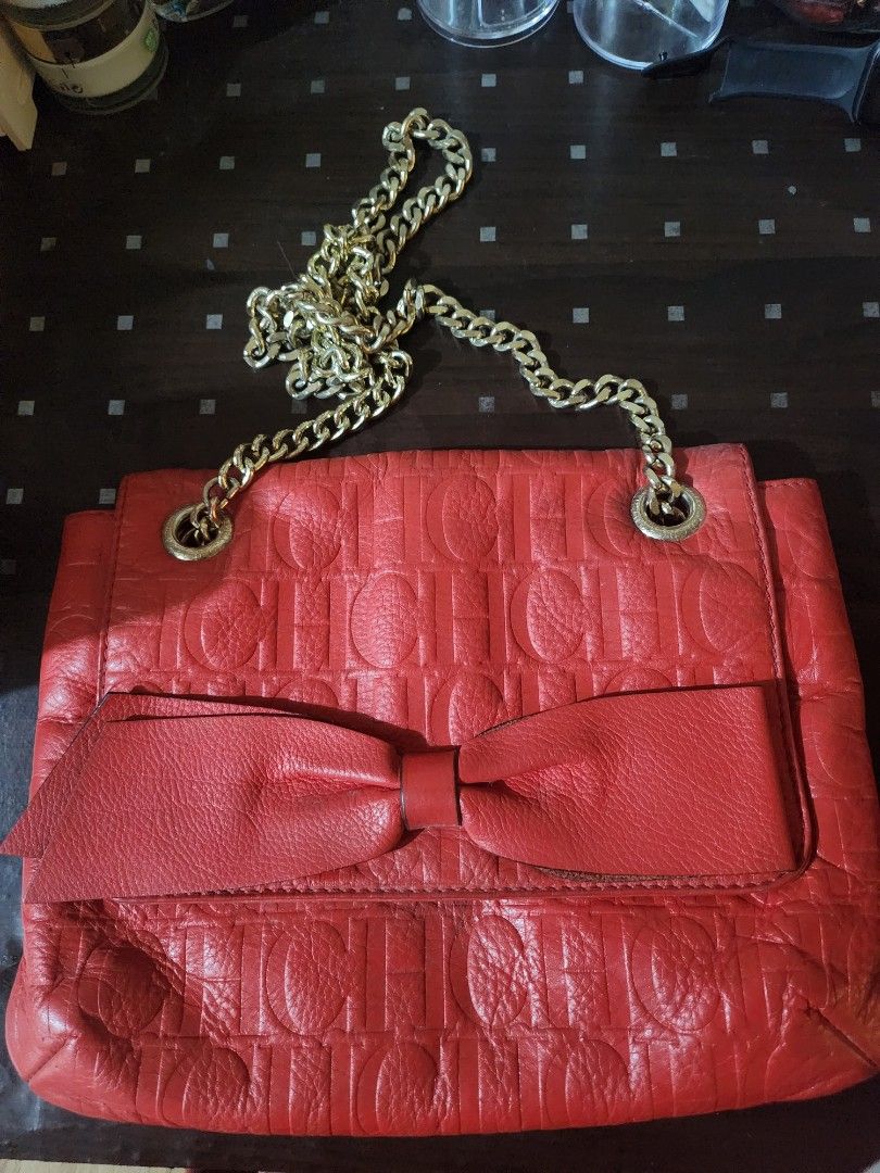 Authentic 100 original carolina herrera bag Women s Fashion Bags Wallets Shoulder Bags on Carousell