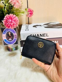 💯Authentic Tory Burch small zip wallet/ coin purse