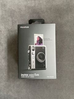 BNEW Fujifilm Instax Mini Evo Hybrid Instant Camera in Black