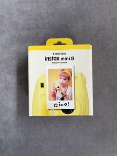 BNEW Fujifilm Instax Mini 8 Instant Camera in Yellow (no battery)