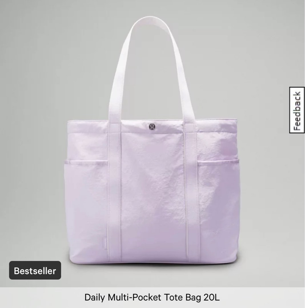 Lululemon purple gym bag online