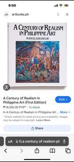 BOOK! A century of realism in philippine art