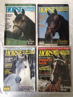 Bundle 4 Vintage Horse Illustrated Magazine 1993-94