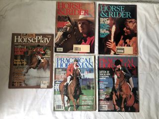Bundle 5 Vintage Horses Magazine  1992-1995