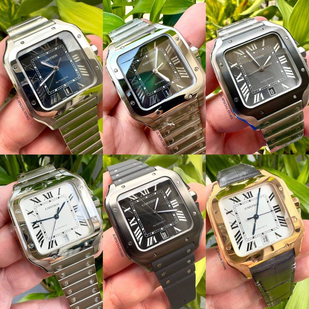 Cartier santos sizes sale