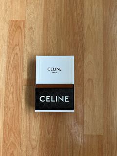 Celine Print Triomphe Card Holder Tan Brand New
