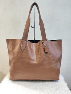 Coach derby large leather tote bag